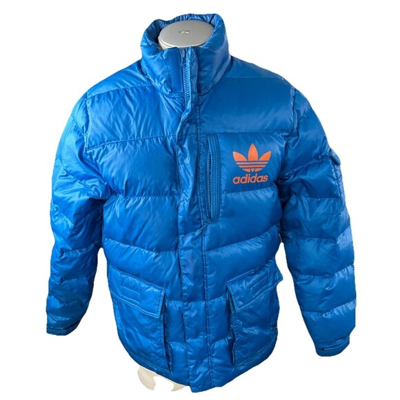 Adidas Puffer Jacket Mens Medium Duck Down Vintage - Picture 1 of 8